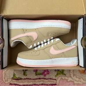 Nike Air Force 1 Linen Men’s Size 4 (Women’s Size 5.5)